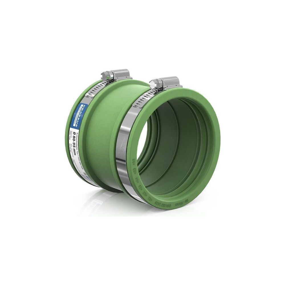 Crassus Schlauchadapter Typ 1 CDC 095 80-95mm, 0,6 bar, FKM/V2A... CRASSUS-CRA14027FKM 4260431851381 (Abb. 2)