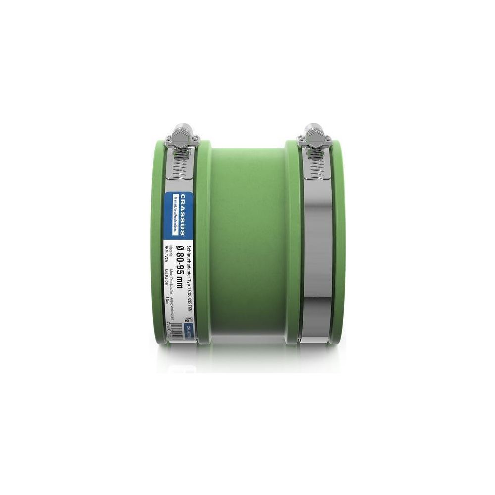 Crassus Schlauchadapter Typ 1 CDC 095 80-95mm, 0,6 bar, FKM/V2A... CRASSUS-CRA14027FKM 4260431851381 (Abb. 3)