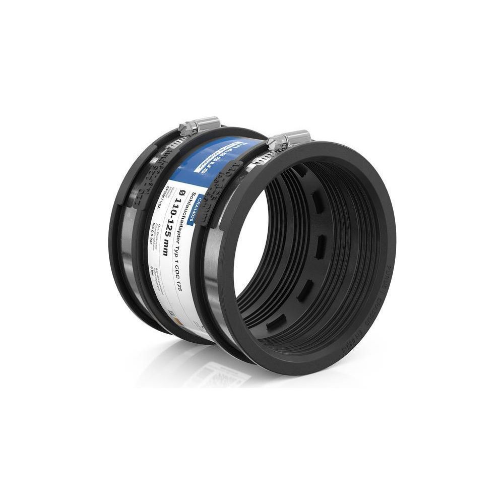 Crassus Schlauchadapter Typ 1 CDC 125, 110-125mm, 0,6 bar, EPDM/V2A, CRA14029... CRASSUS-CRA14029 4260182340295 (Abb. 2)