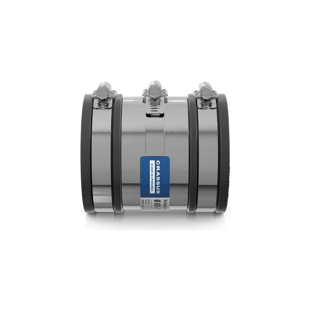 Crassus Schlauchadapter 2B CSC 076, 65-76mm, 2,5 bar, EPDM/V2A, 110mm, Gummi... CRASSUS-CRA14034 4260182340349 (Abb. 3)