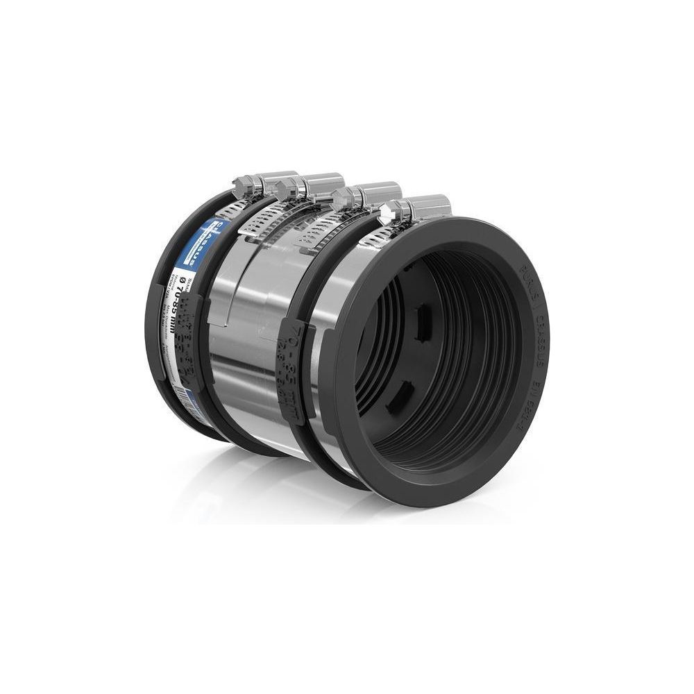 Crassus Schlauchadapter Typ 2B CSC 085, 70-85mm, 2,5 bar, EPDM/V2A, 120mm... CRASSUS-CRA14035 4260182340356 (Abb. 2)