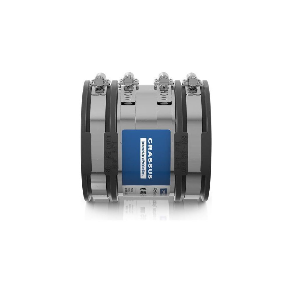 Crassus Schlauchadapter Typ 2B CSC 095, 80-95mm, 2,5 bar, 120mm, EPDM/V2A... CRASSUS-CRA14036 4260182340363 (Abb. 3)