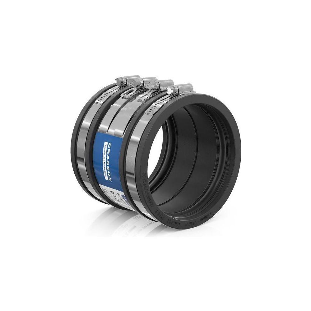 Crassus Schlauchadapter Typ 2B CSC 121, 110-121mm, 2,5 bar, EPDM/V2A, CRA14038... CRASSUS-CRA14038 4260182340387 (Abb. 2)