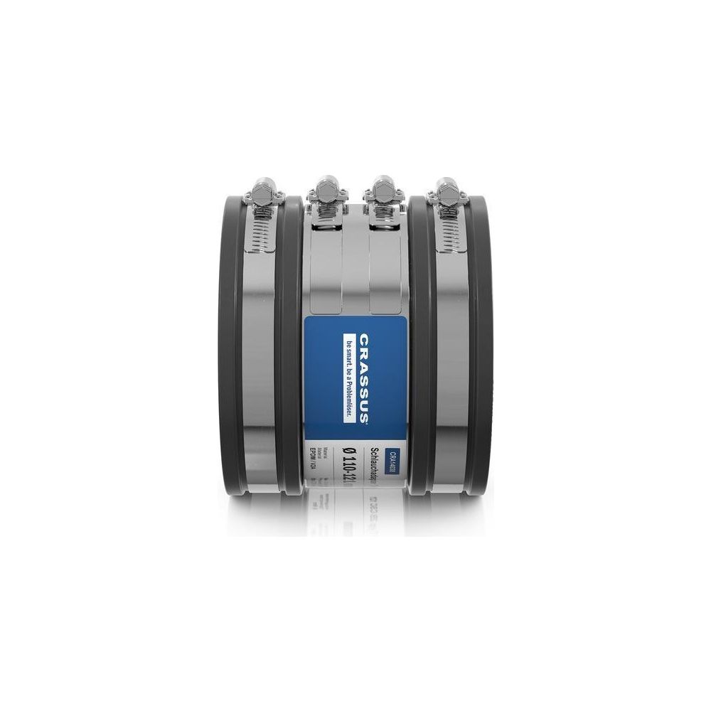 Crassus Schlauchadapter Typ 2B CSC 121, 110-121mm, 2,5 bar, EPDM/V2A, CRA14038... CRASSUS-CRA14038 4260182340387 (Abb. 3)