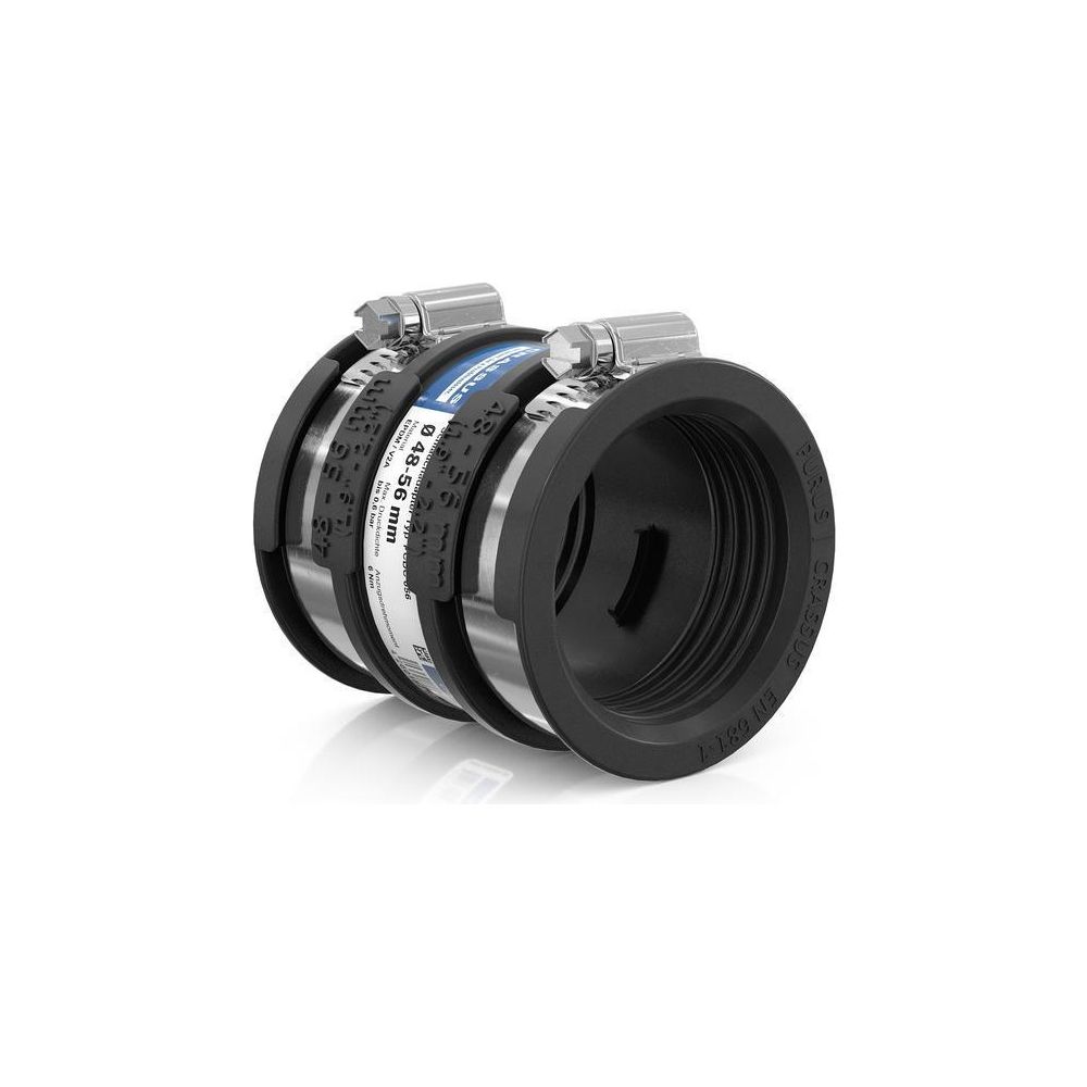 Crassus Schlauchadapter Typ 1 CDC 056, 48-56mm, 0,6 bar, EPDM/V2A, 80mm... CRASSUS-CRA14045 4260182342350 (Abb. 2)