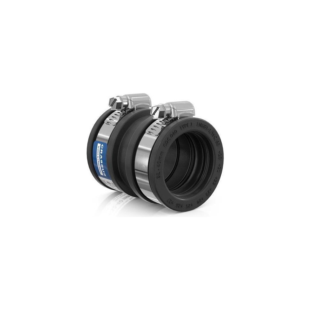 Crassus Schlauchadapter Typ 1 CDC 040, 32-40mm, 0,6 bar, EPDM/V2A, CRA14047... CRASSUS-CRA14047 4260431851282 (Abb. 2)