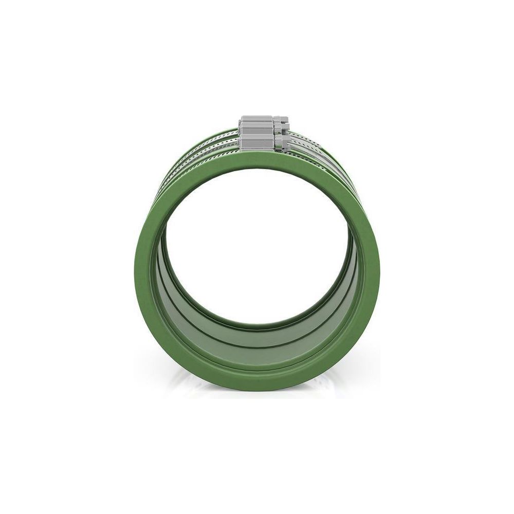 Crassus Schlauchadapter Typ 2B CSC 125 FKM, 110-125mm, 2,5 bar, Gummi/V2A... CRASSUS-CRA14109FKM 4260431851831 (Abb. 4)