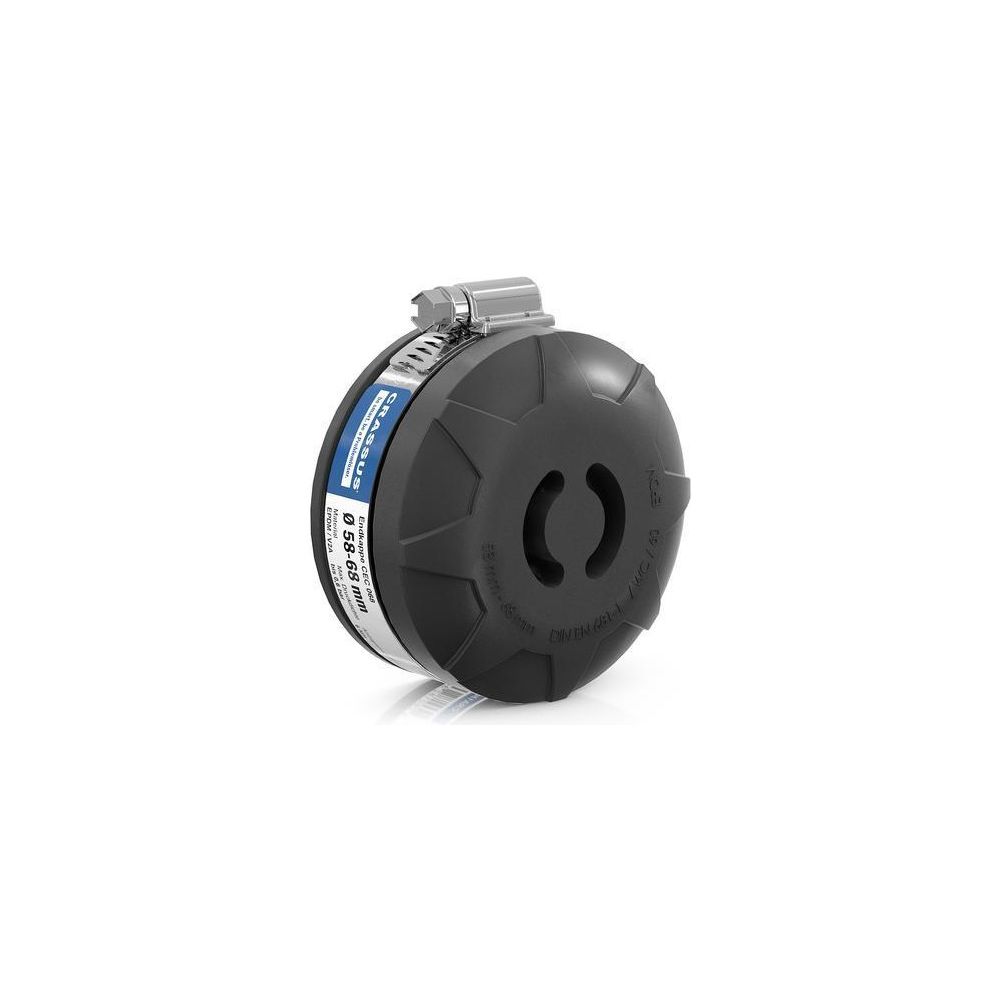 Crassus Endkappe CEC 068, 58-68mm, bis 0,6 bar, 40mm, EPDM/V2A, Schwarz... CRASSUS-CRA15075 4260182340752 (Abb. 2)