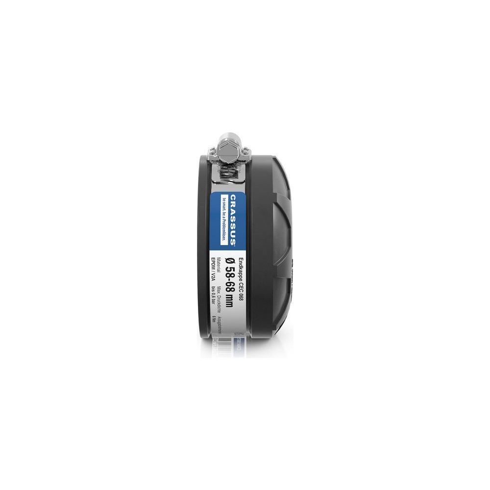 Crassus Endkappe CEC 068, 58-68mm, bis 0,6 bar, 40mm, EPDM/V2A, Schwarz... CRASSUS-CRA15075 4260182340752 (Abb. 3)