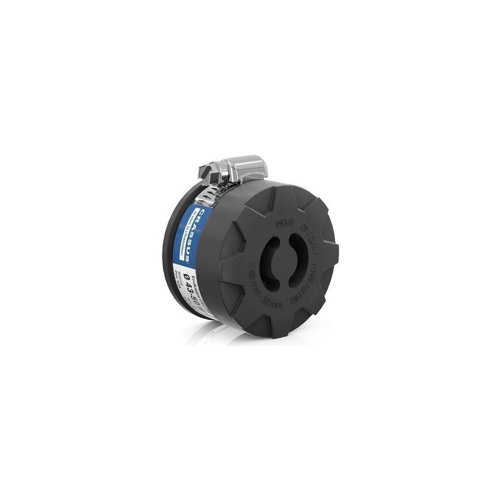Crassus Endkappe CEC 050, 43-50mm, bis 0,6 bar, 30mm, EPDM, PVC/V2A, Schwarz... CRASSUS-CRA15083 4260182340745 (Abb. 2)