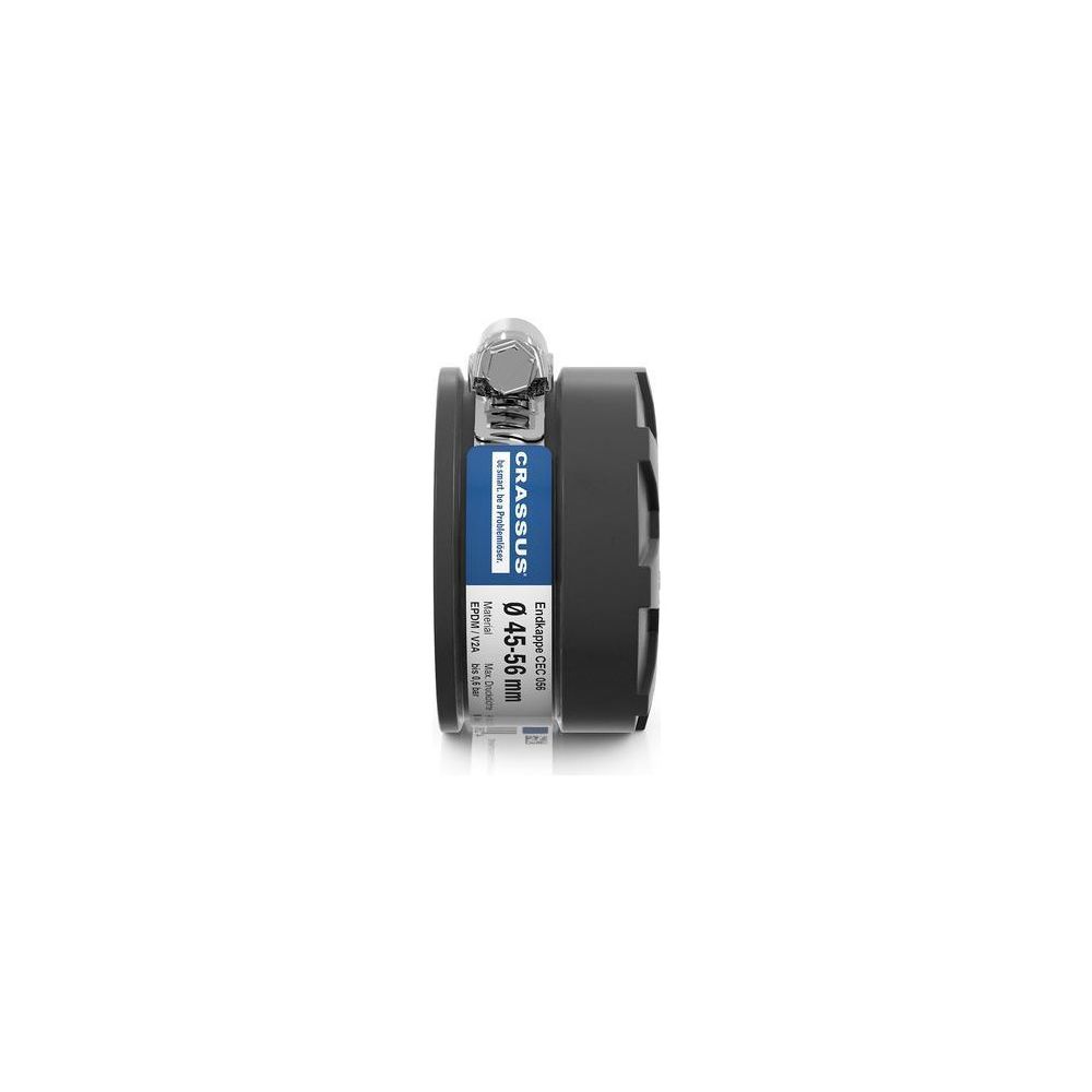 Crassus Endkappe CEC 056, 45-56mm, bis 0,6 bar, 40mm, EPDM/V2A, Schwarz... CRASSUS-CRA15757 4260182343302 (Abb. 3)