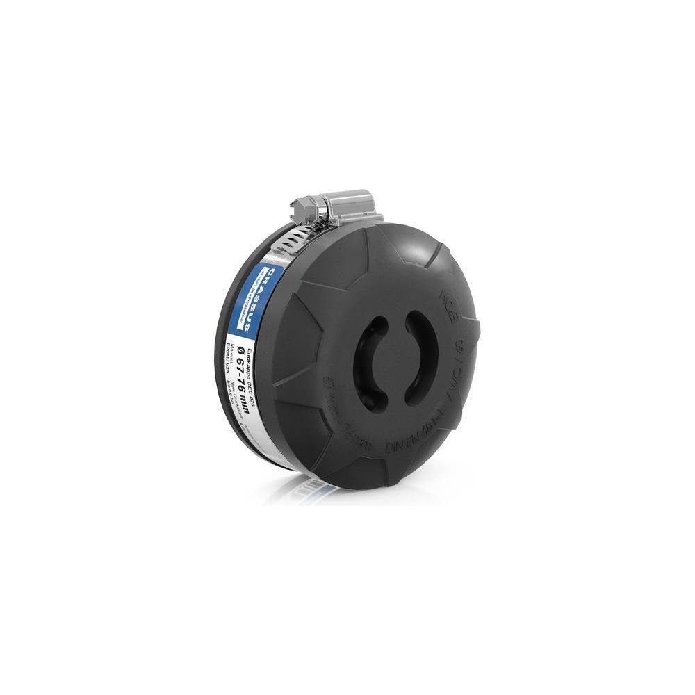 Crassus Endkappe CEC 076, 67-76mm, bis 0,6 bar, 40mm, EPDM/V2A, Schwarz... CRASSUS-CRA15758 4260182343319 (Abb. 2)