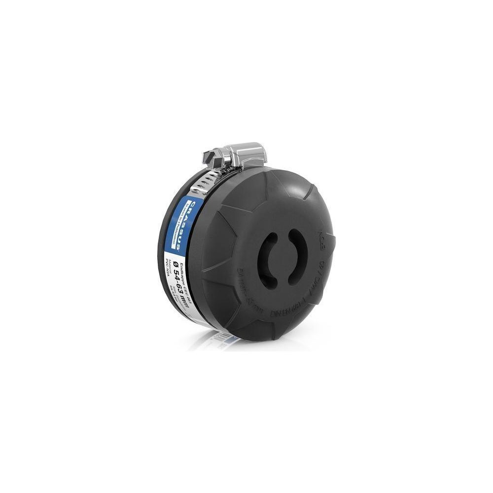 Crassus Endkappe CEC 063, 54-63mm, bis 0,6 bar, 32mm, EPDM/V2A, PVC, Schwarz... CRASSUS-CRA15760 4260182346037 (Abb. 2)