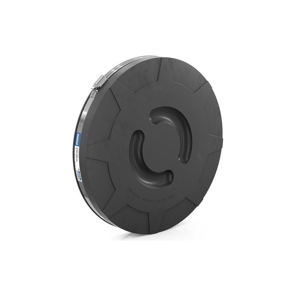 Crassus Endkappe CEC 360, 345-360mm, bis 0,6 bar, 54mm, EPDM/V2A, Schwarz... CRASSUS-CRA15770 4260182346136 (Abb. 2)