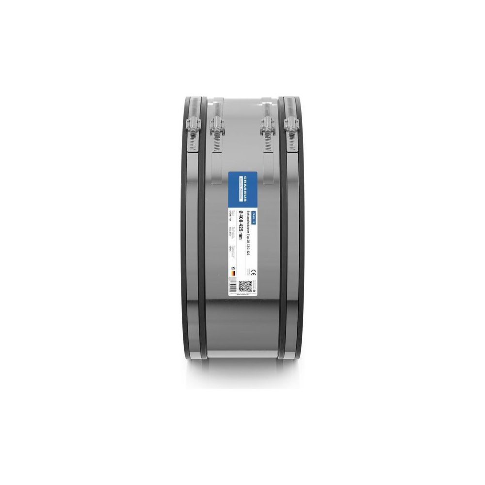 Crassus Schlauchadapter Typ 2B CSC 425, 400-425mm, 2,5 bar, EPDM/V2A, CRA16111... CRASSUS-CRA16111 4260182341056 (Abb. 3)