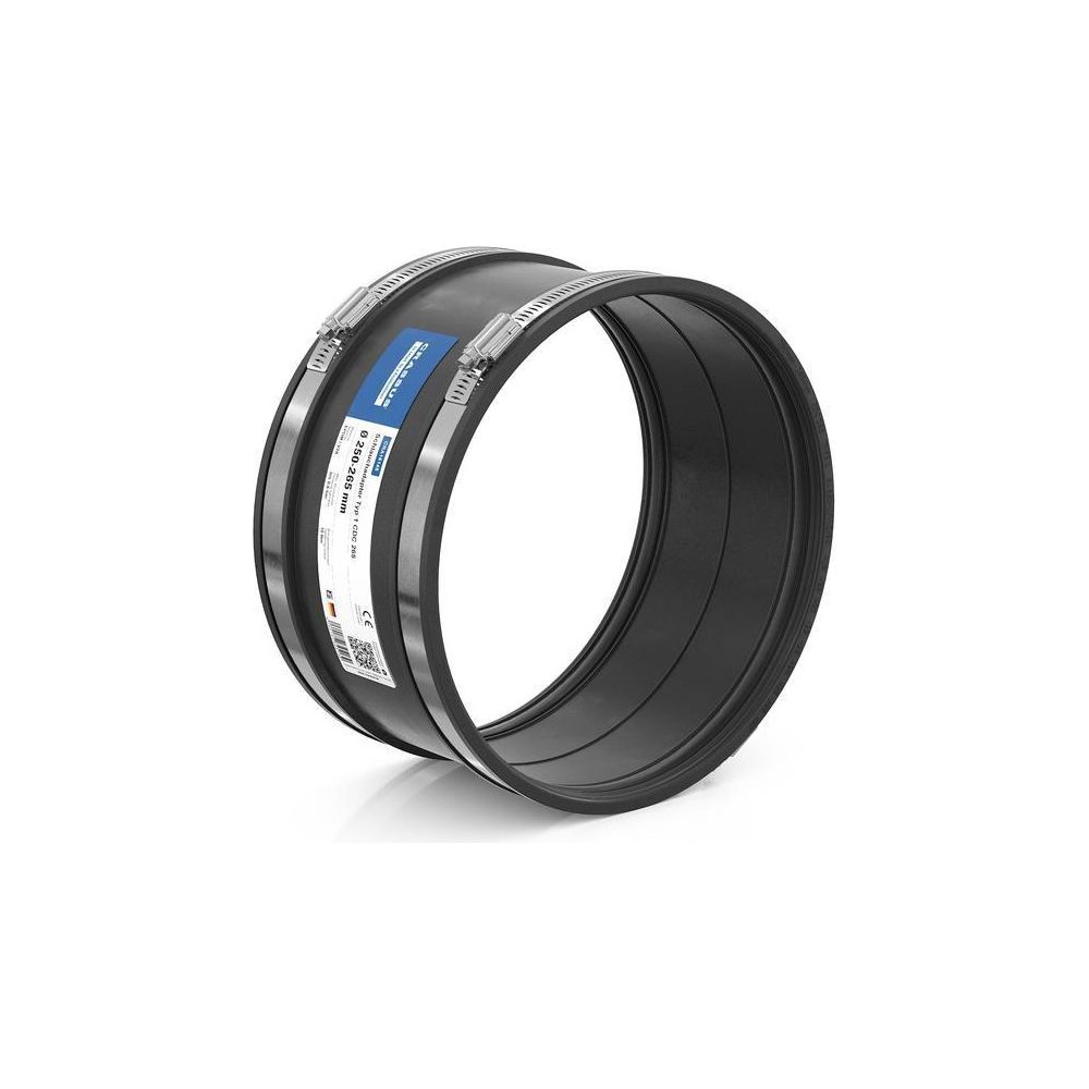 Crassus Schlauchadapter Typ 1 CDC 265, 250-265mm, 0,6 bar, EPDM/V2A, CRA16145... CRASSUS-CRA16145 4260182345139 (Abb. 2)