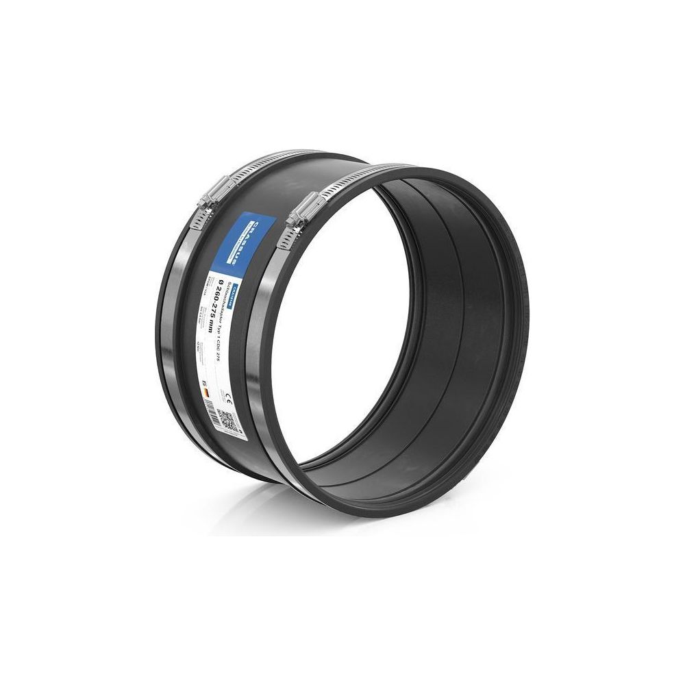 Crassus Schlauchadapter Typ 1 CDC 275, 260-275mm, 0,6 bar, EPDM/V2A, CRA16146... CRASSUS-CRA16146 4260182345146 (Abb. 2)