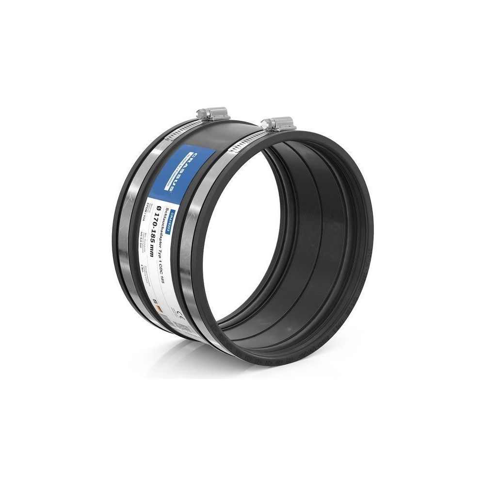 Crassus Schlauchadapter Typ 1 CDC 185, 170-185mm, 0,6 bar, EPDM/V2A, CRA16203... CRASSUS-CRA16203 4260182342039 (Abb. 2)
