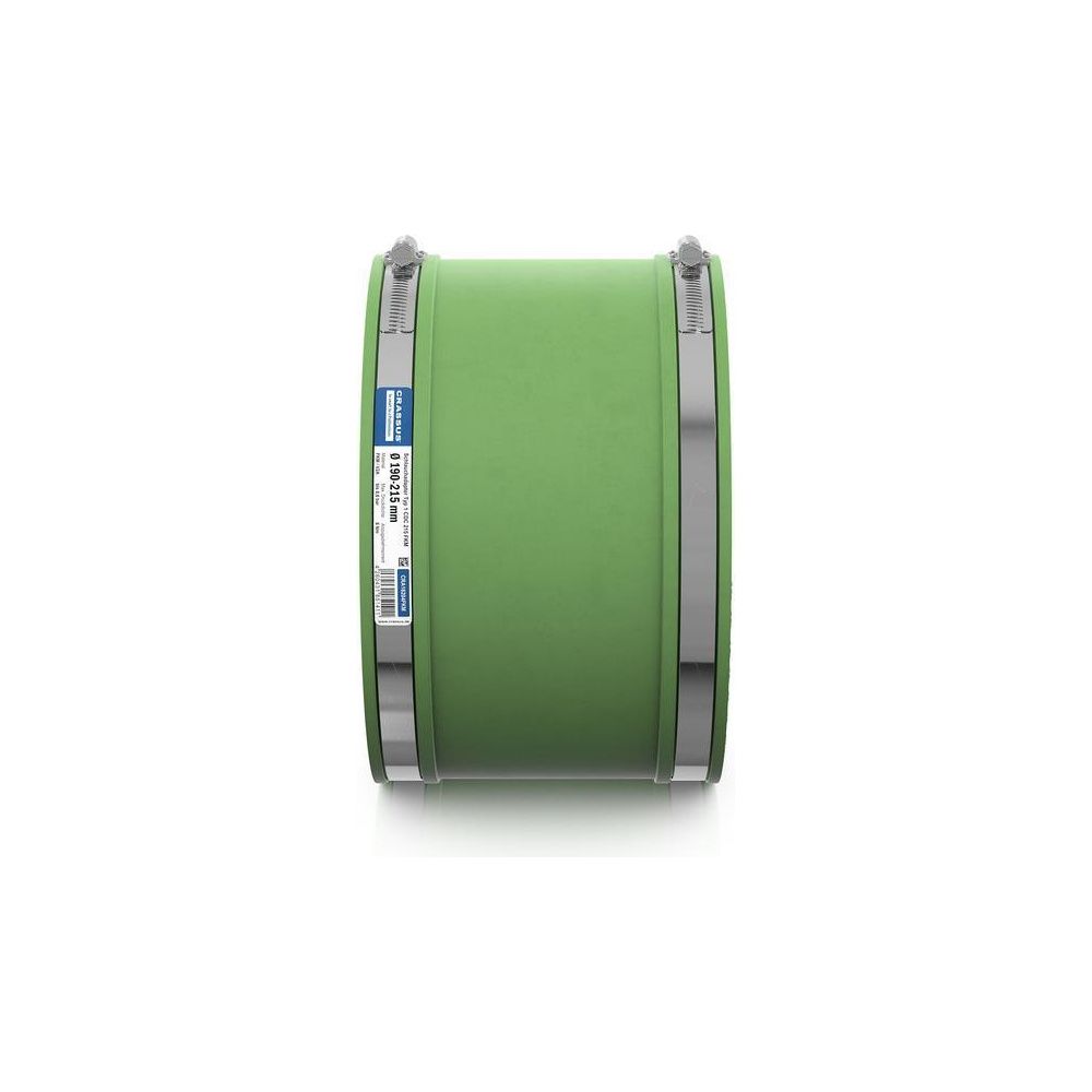 Crassus Schlauchadapter Typ 1 CDC 215, 190-215mm, 0,6 bar, FKM/V2A, Gummi... CRASSUS-CRA16204FKM 4260431851411 (Abb. 3)