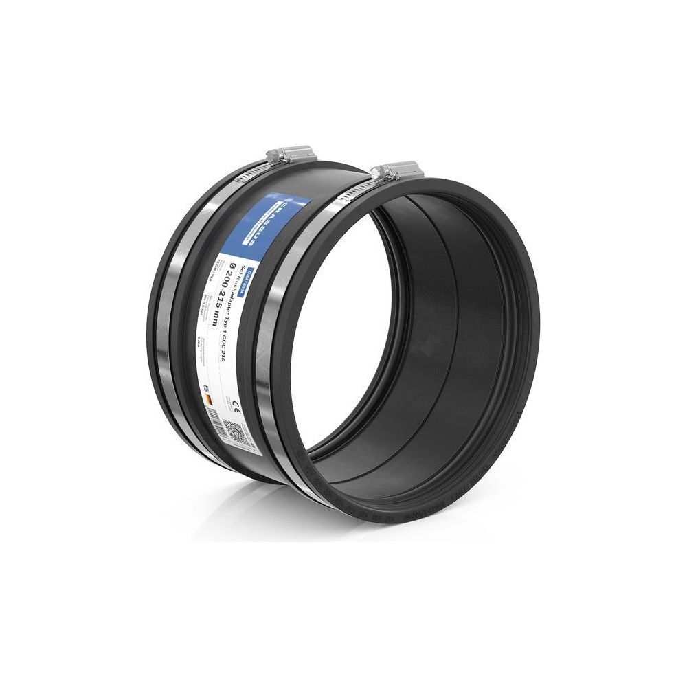 Crassus Schlauchadapter Typ 1 CDC 215, 200-215mm, 0,6 bar, EPDM/V2A, 150mm... CRASSUS-CRA16204 4260182342046 (Abb. 2)