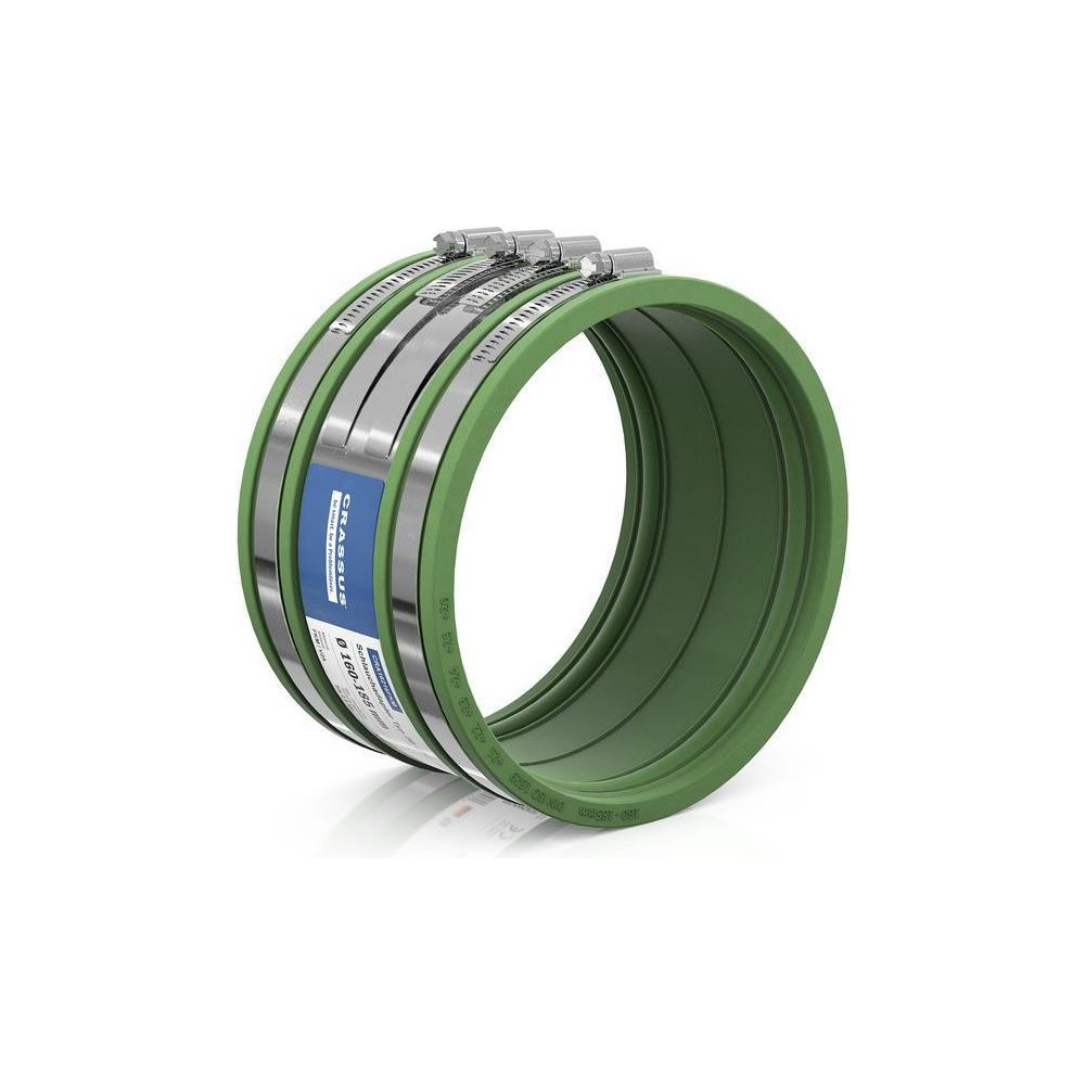 Crassus Schlauchadapter Typ 2B CSC 185 160-185mm, 2,5 bar, FKM/V2A... CRASSUS-CRA16216FKM 4260431851848 (Abb. 2)