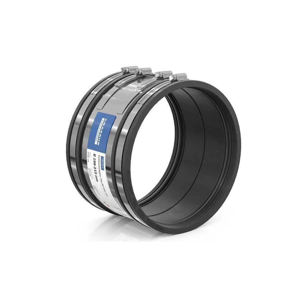 Crassus Schlauchadapter Typ 2B CSC 215, 190-215mm, 2,5 bar, EPDM/V2A, CRA16218... CRASSUS-CRA16218 4260182342183 (Abb. 2)
