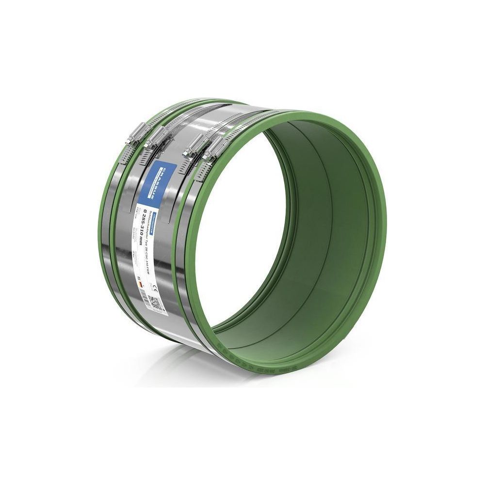 Crassus Schlauchadapter Typ 2B CSC 310 FKM, 285-310mm, 2,5 bar, 150mm, Gummi/V2A... CRASSUS-CRA16223FKM 4260431851886 (Abb. 2)