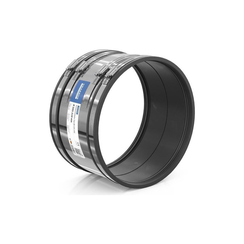 Crassus Schlauchadapter Typ 2B CSC 310, 285-310mm, 2,5 bar, EPDM/V2A, CRA16223... CRASSUS-CRA16223 4260182342237 (Abb. 2)