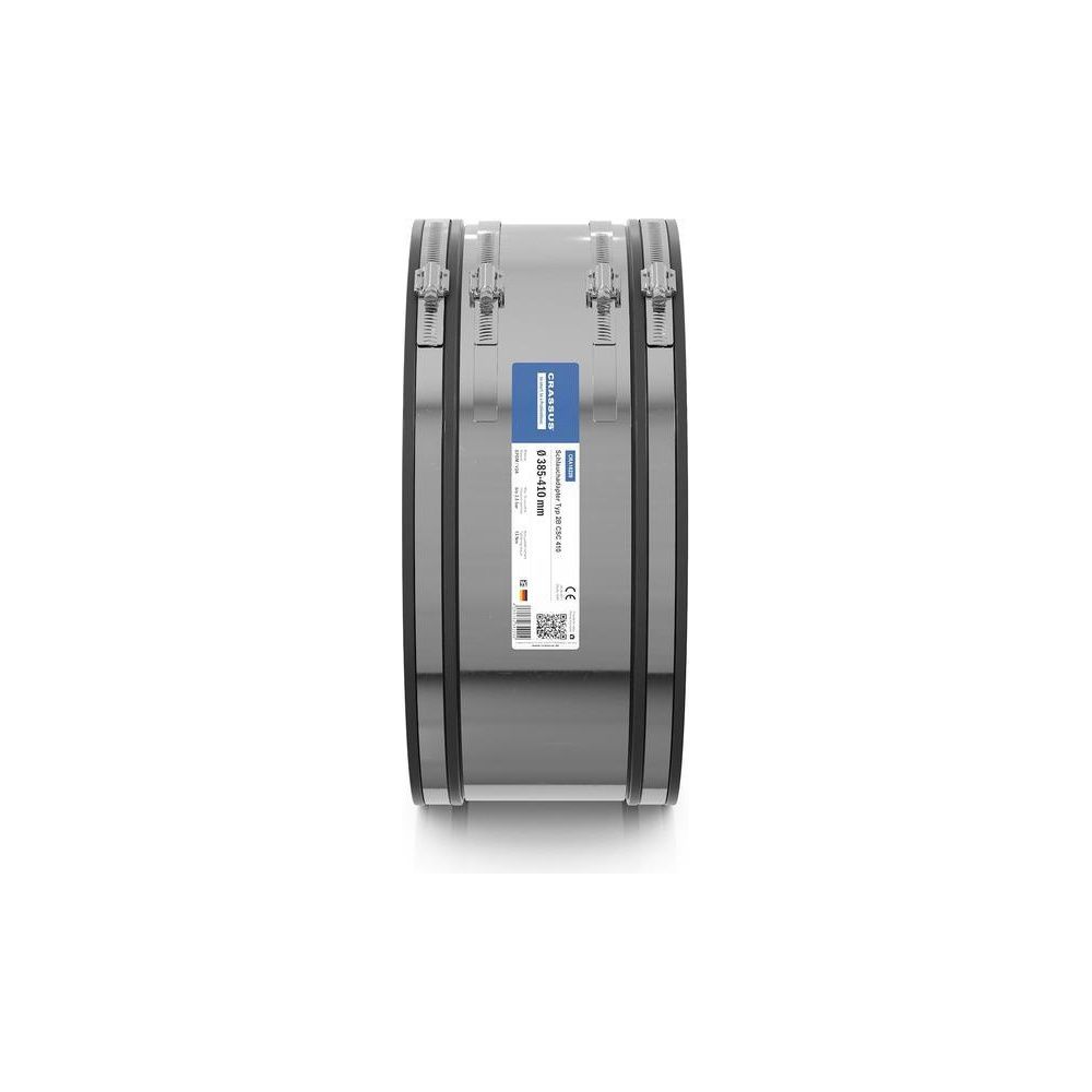 Crassus Schlauchadapter Typ 2B CSC 410, 385-410mm, 2,5 bar, EPDM/V2A, CRA16229... CRASSUS-CRA16229 4260182342299 (Abb. 3)