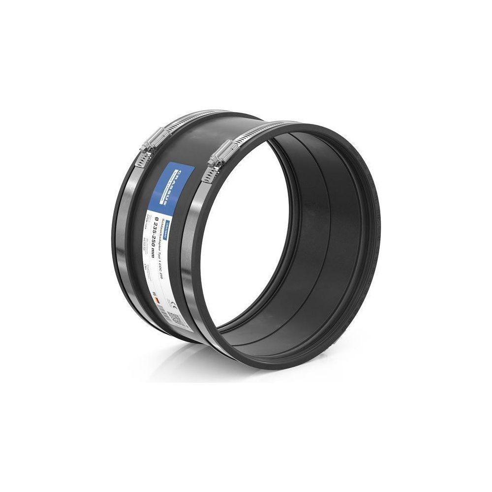 Crassus Schlauchadapter Typ 1 CDC 250, 235-250mm, 0,6 bar, 150mm, EPDM/V2A... CRASSUS-CRA16644 4260182342657 (Abb. 2)