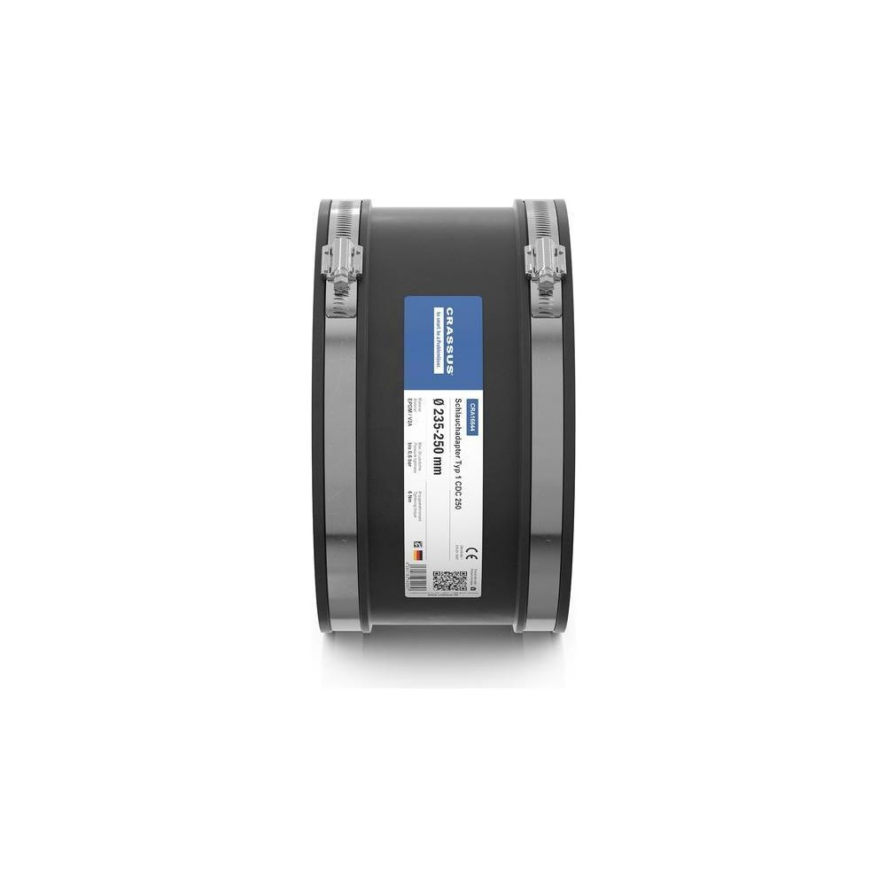 Crassus Schlauchadapter Typ 1 CDC 250, 235-250mm, 0,6 bar, 150mm, EPDM/V2A... CRASSUS-CRA16644 4260182342657 (Abb. 3)