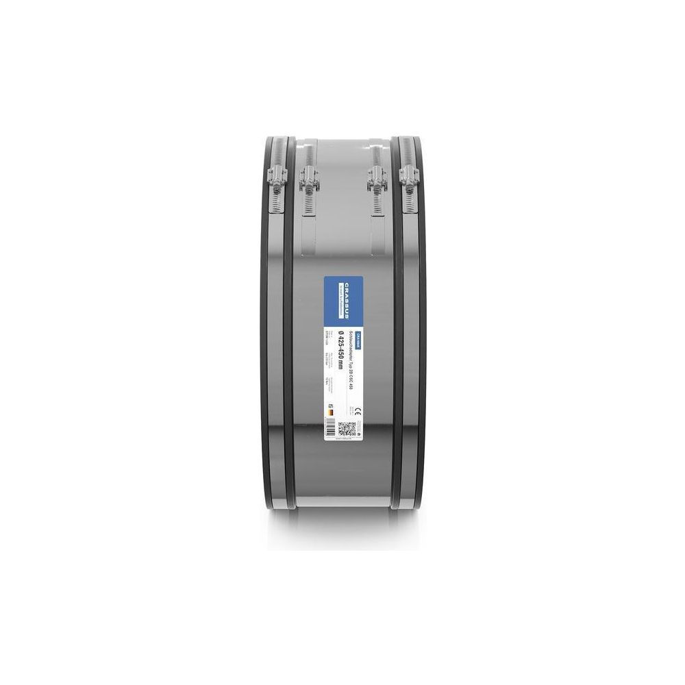 Crassus Schlauchadapter Typ 2B CSC 450, 425-450mm, 2,5 bar, EPDM/V2A, CRA16645... CRASSUS-CRA16645 4260182341452 (Abb. 3)