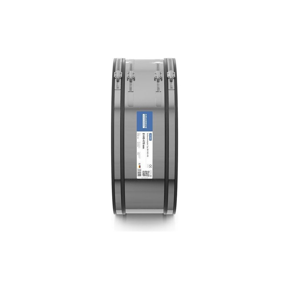 Crassus Schlauchadapter 2B CSC 470, 440-470mm, 2,5 bar, EPDM/V2A, Gummi... CRASSUS-CRA16646 4260182341094 (Abb. 3)