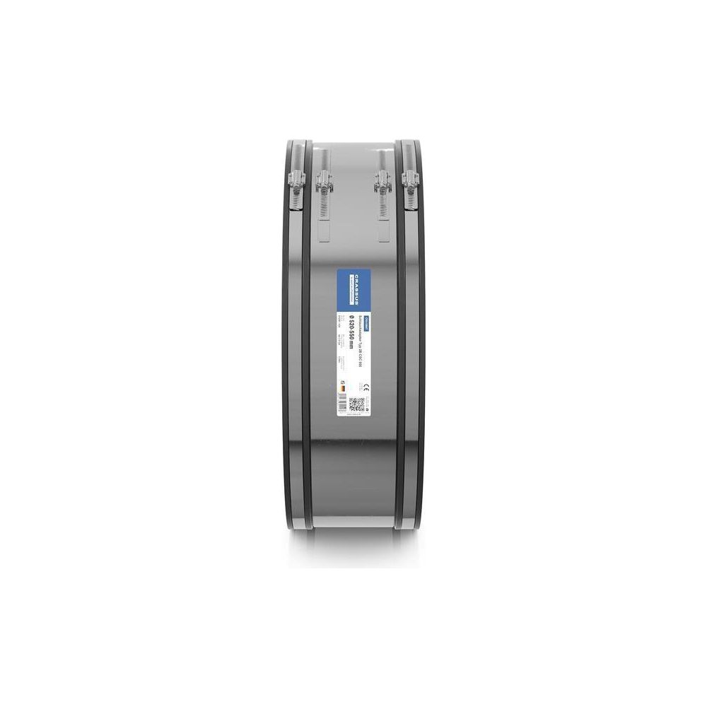 Crassus Schlauchadapter Typ 2B CSC 550, 520-550mm, 2,5 bar, EPDM/V2A, 190mm... CRASSUS-CRA16647 4260182341117 (Abb. 3)