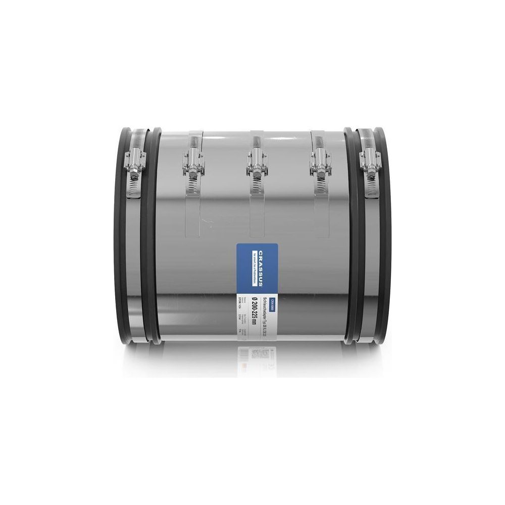 Crassus Schlauchadapter 2B XL CSC 225, 200-225mm, 2,5 bar, 300mm, EPDM/V2A... CRASSUS-CRA16900 4260431853064 (Abb. 3)