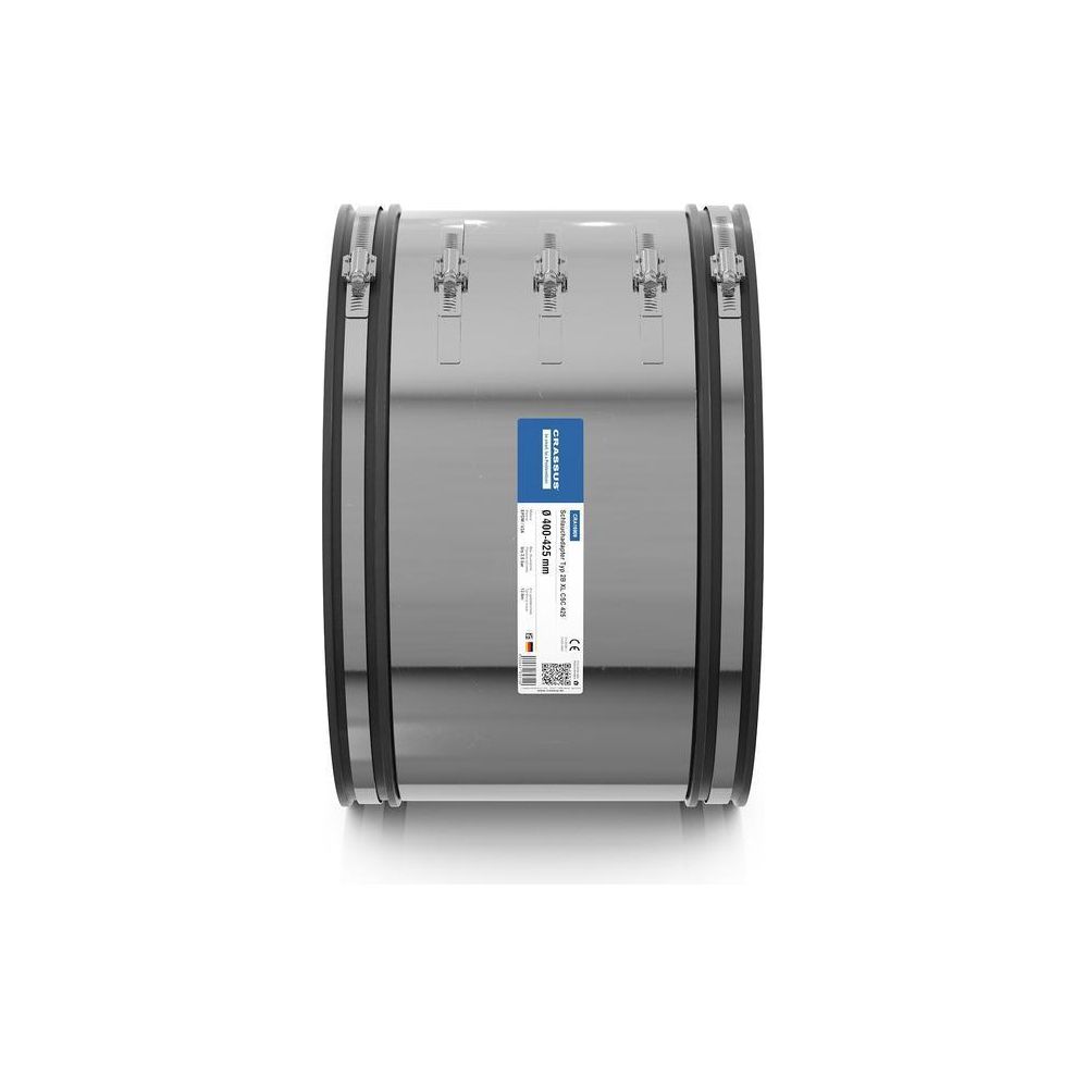 Crassus Schlauchadapter 2B XL CSC 425, 400-425mm, 2,5 bar, 300mm, EPDM/V2A... CRASSUS-CRA16909 4260431853156 (Abb. 3)