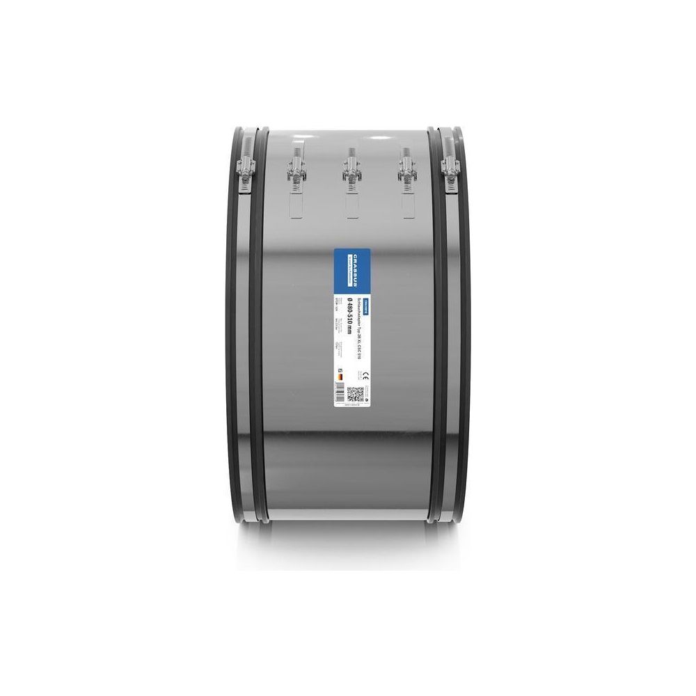 Crassus Schlauchadapter Typ 2B XL CSC 510, 480-510mm, 2,5 bar, 300mm, EPDM/V2A... CRASSUS-CRA16916 4260431853224 (Abb. 3)