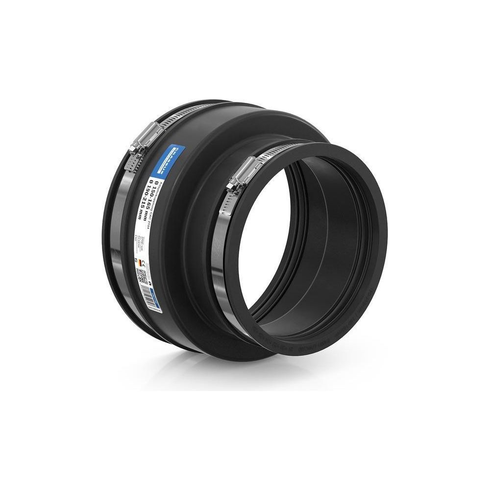 Crassus Adapterkupplung CAC 2154, 190-215mm auf 150-165mm, bis 0,6 bar, 150mm, EPDM/V... CRASSUS-CRA17182 4260182342848 (Abb. 2)