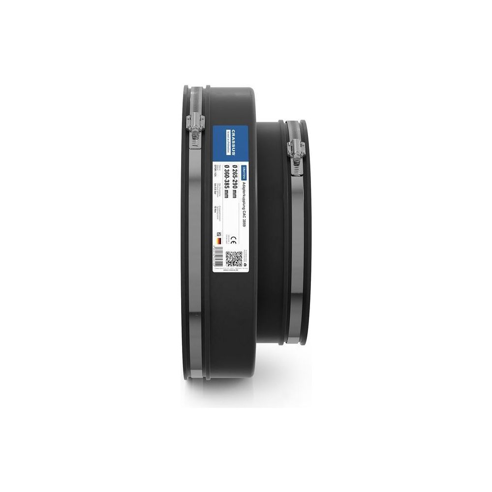 Crassus Adapterkupplung CAC 3859, 360-385mm auf 265-290mm, bis 0,6 bar, EPDM/V2A... CRASSUS-CRA17214 4260182343104 (Abb. 3)