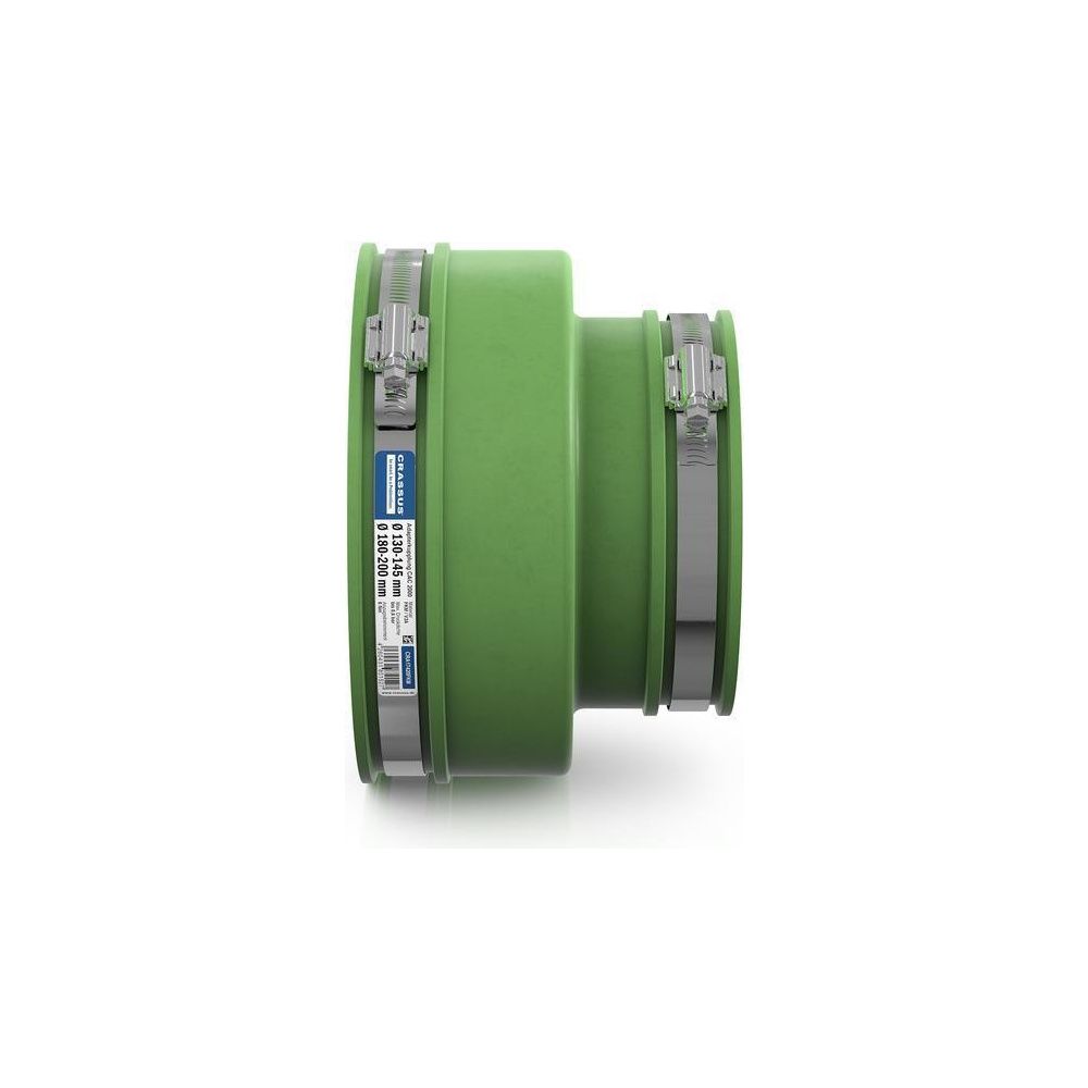 Crassus Adapterkupplung CAC 2000 180-200mm auf 130-145mm, bis 0,6 bar, 150mm, FKM/... CRASSUS-CRA17420FKM 4260431851527 (Abb. 3)