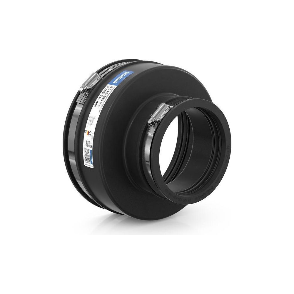 Crassus Adapterkupplung CAC 2102, 185-210mm auf 110-125mm, bis 0,6 bar, 150mm, EPDM/V... CRASSUS-CRA17423 4260431851923 (Abb. 2)