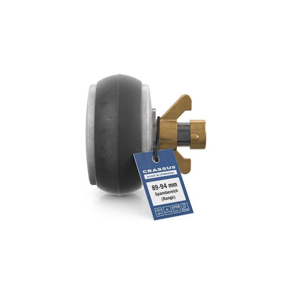 Crassus Schnellverschlussstopfen CSV 90, 89-94mm, bis 0,5 bar, 100mm, EPDM/Aluminium... CRASSUS-CRA18623 4260431854306 (Abb. 3)