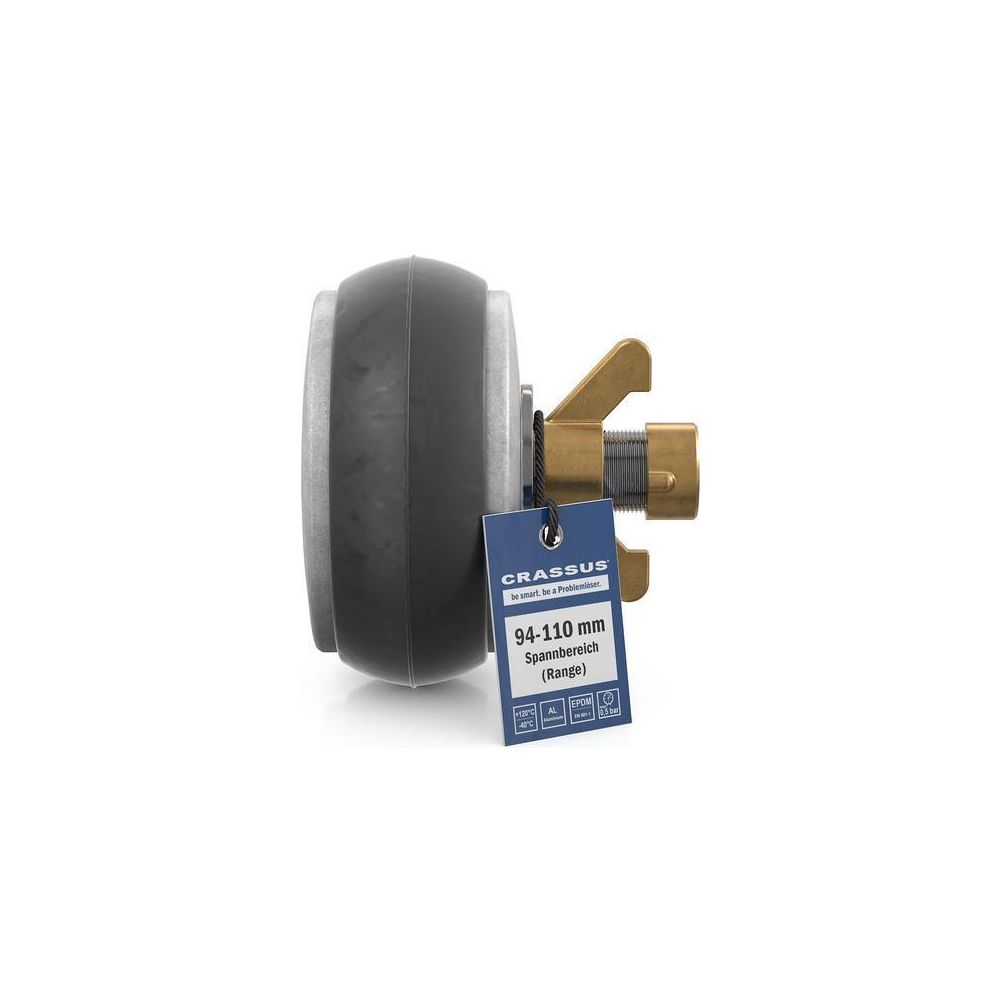 Crassus Schnellverschlussstopfen CSV 100, 94-110mm, bis 0,5 bar, 100mm, EPDM/Aluminiu... CRASSUS-CRA18624 4260182343166 (Abb. 3)