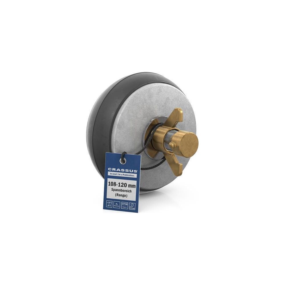Crassus Schnellverschlussstopfen CSV 114, 108-120mm, bis 0,5 bar, 100mm, EPDM/Alumini... CRASSUS-CRA18625 4260182343173 (Abb. 2)