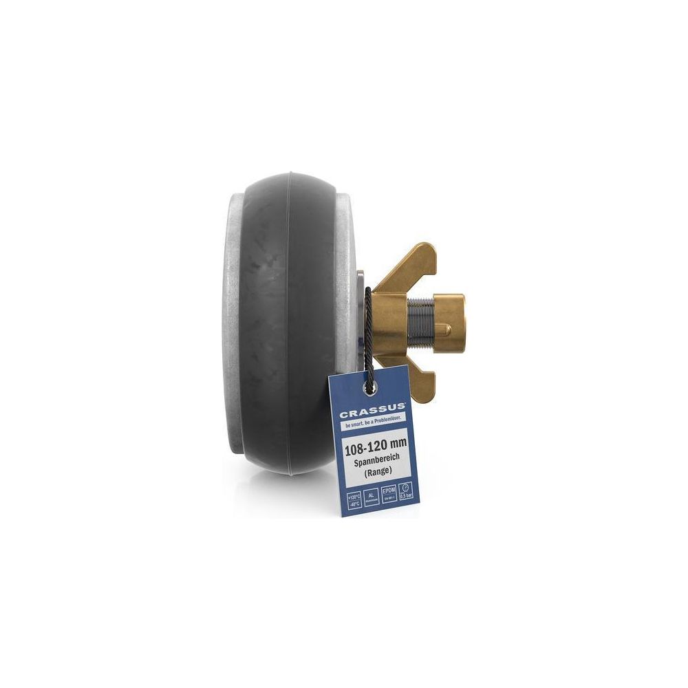 Crassus Schnellverschlussstopfen CSV 114, 108-120mm, bis 0,5 bar, 100mm, EPDM/Alumini... CRASSUS-CRA18625 4260182343173 (Abb. 3)