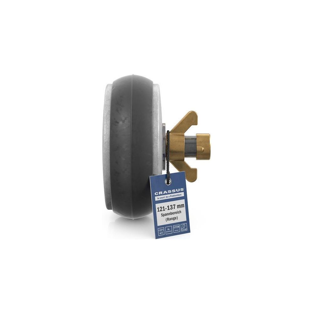 Crassus Schnellverschlussstopfen CSV 125, 121-137mm, bis 0,5 bar, 100mm, EPDM/Alumini... CRASSUS-CRA18626 4260182343180 (Abb. 3)