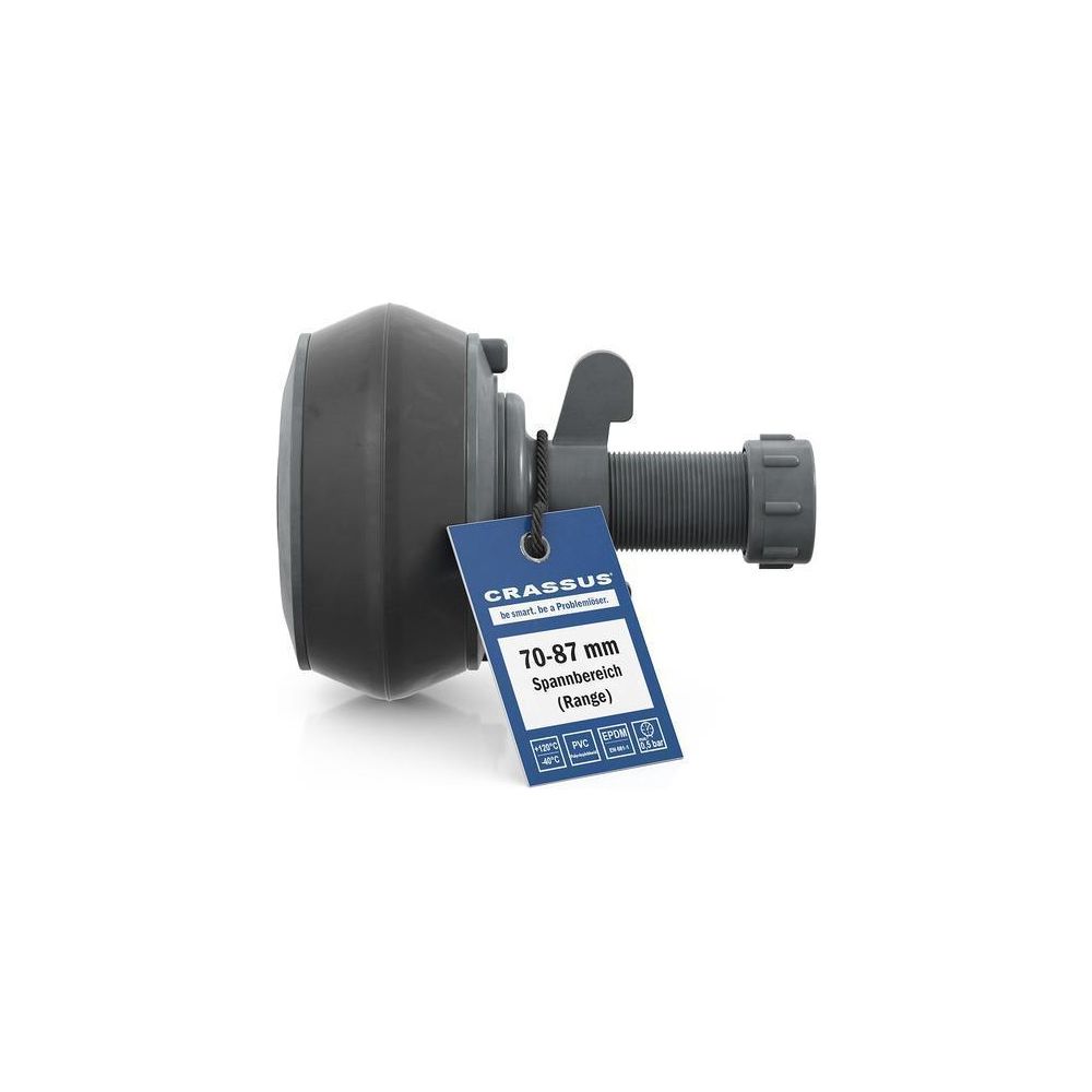 Crassus Schnellverschlussstopfen CSV 80 PVC, 70-87mm, bis 0,5 bar, 100mm, EPDM/PVC... CRASSUS-CRA18639 4260431851237 (Abb. 3)