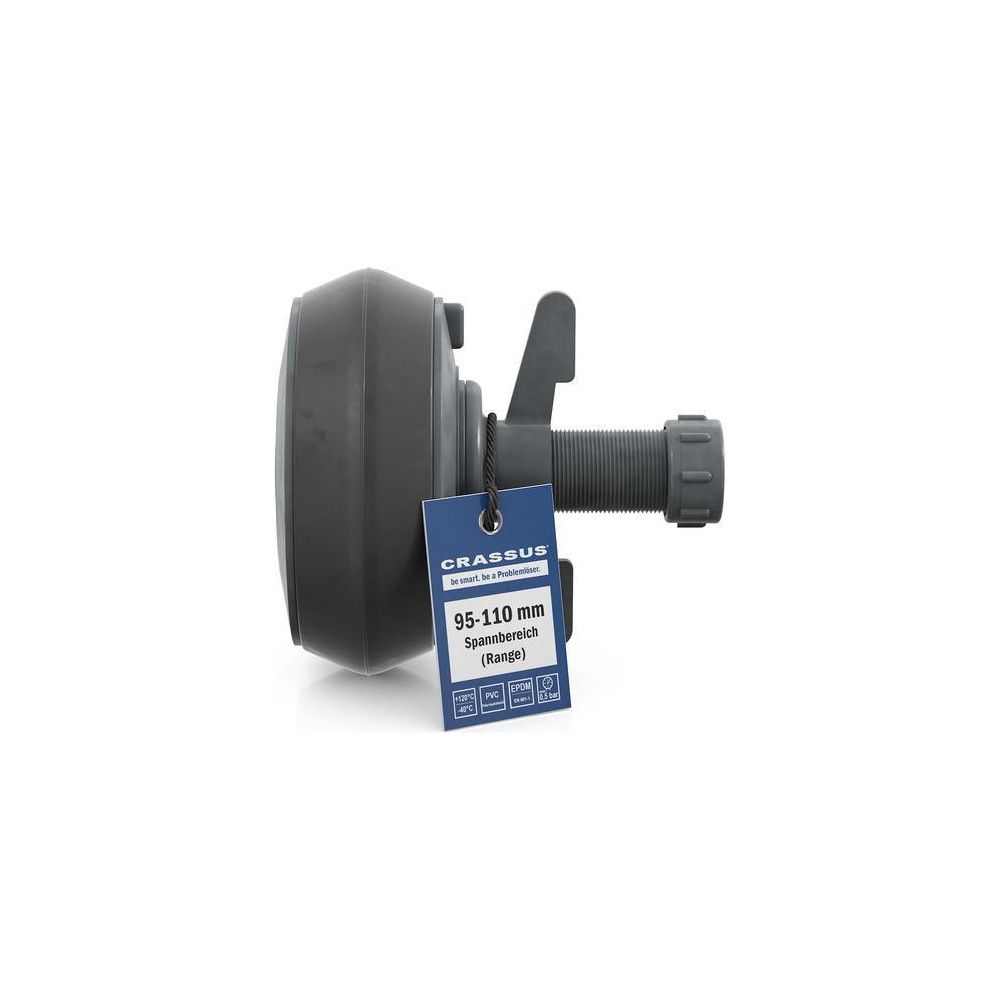 Crassus Schnellverschlussstopfen CSV 100 PVC, 95-110mm, bis 0,5 bar, 100mm, EPDM/PVC... CRASSUS-CRA18641 4260182345672 (Abb. 3)
