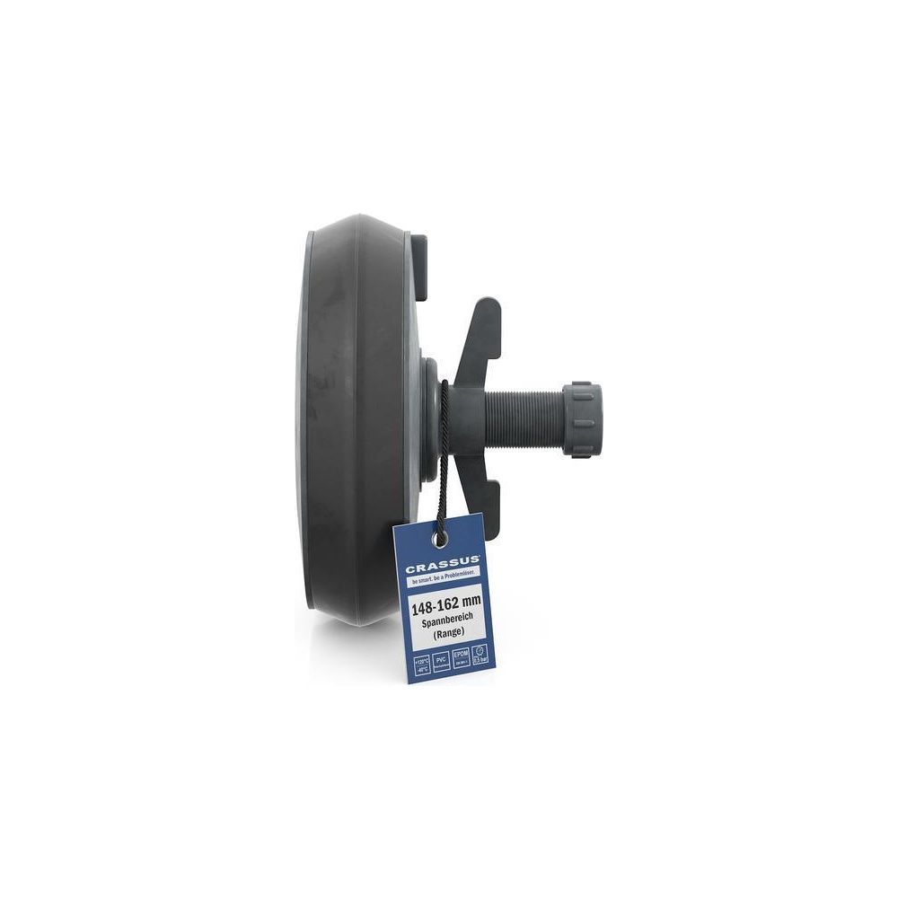 Crassus Schnellverschlussstopfen CSV 150 PVC, 148-162mm, bis 0,5 bar, 100mm, EPDM/PVC... CRASSUS-CRA18644 4260431851244 (Abb. 3)