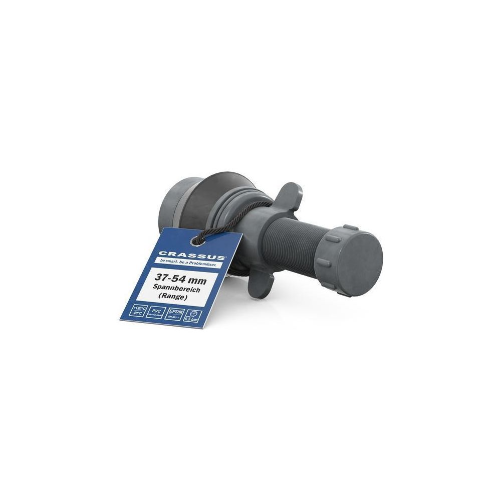 Crassus Schnellverschlussstopfen CSV 50 PVC, 37-54mm, bis 0,5 bar, 100mm, EPDM/PVC... CRASSUS-CRA18647 4260431851275 (Abb. 2)